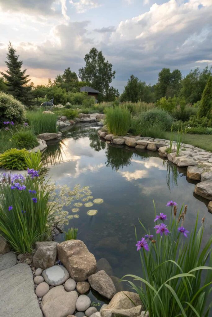Building a Garden Ecosystem with a Pond