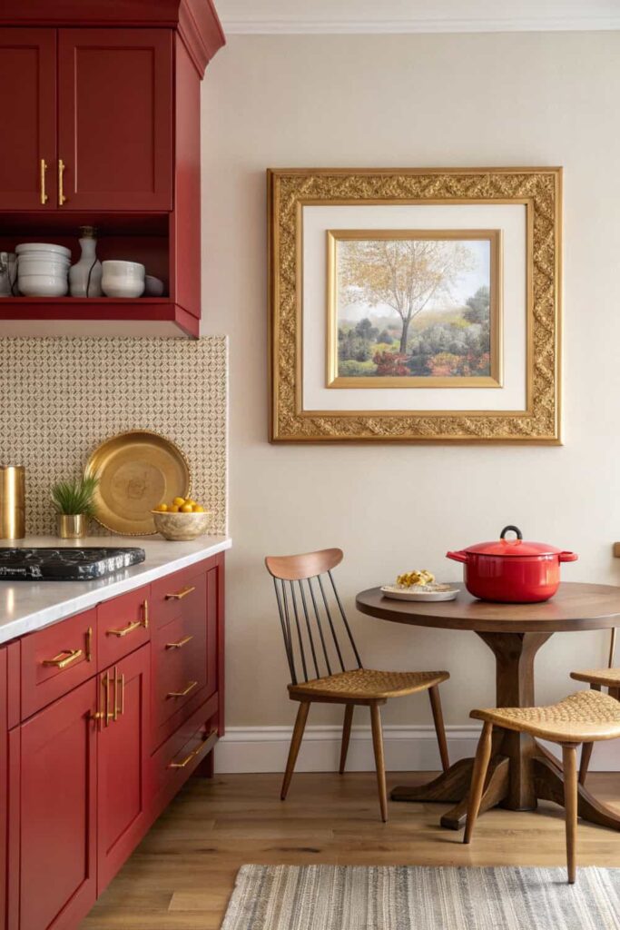 Small Red Touches for Cooking Spaces
