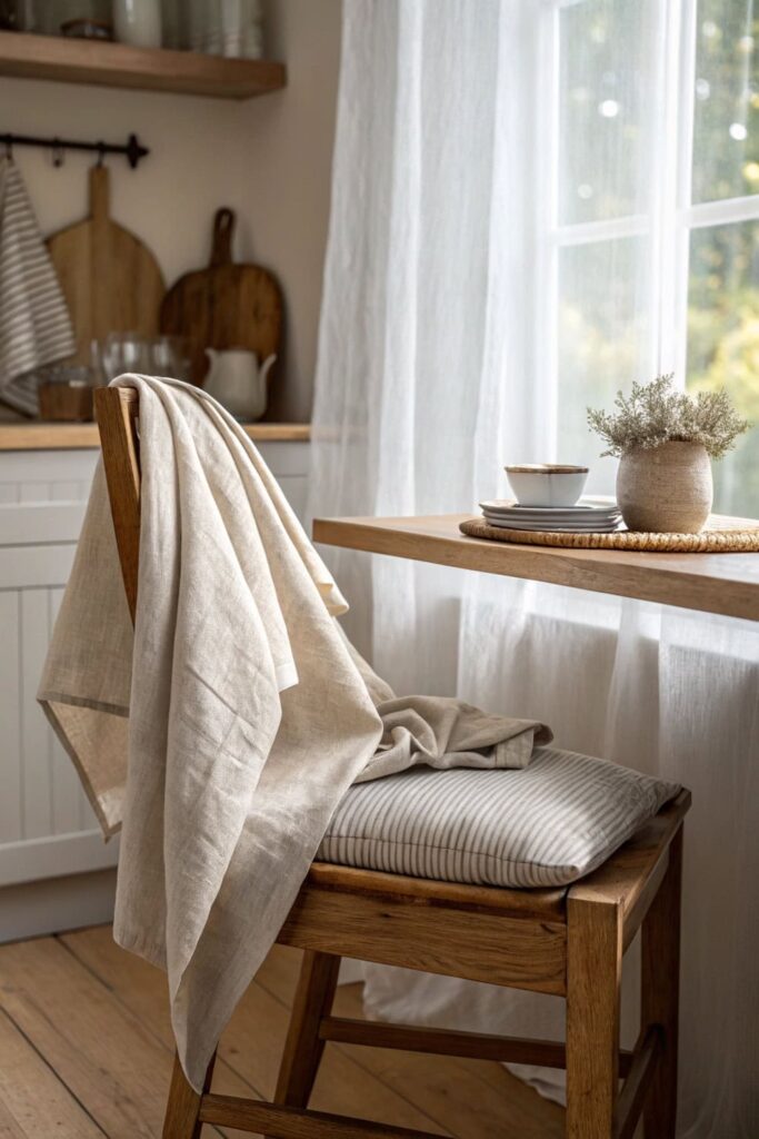Soft Touches for a Rustic Kitchen