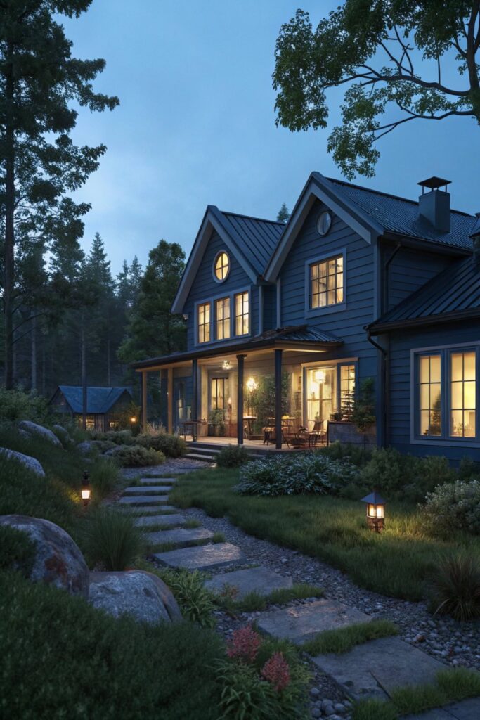 Serene Blue Atmosphere