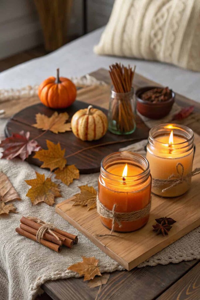 Warm Lighting for Autumn Decor