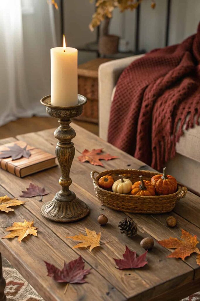 Last-Minute Fall Coffee Table Magic