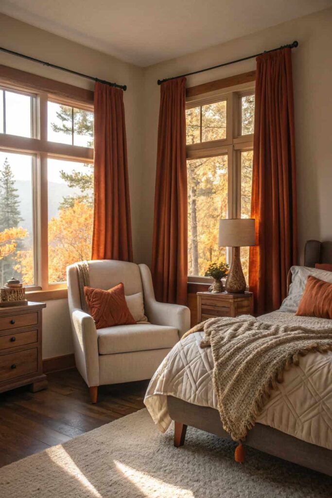 Fall Bedroom Layout