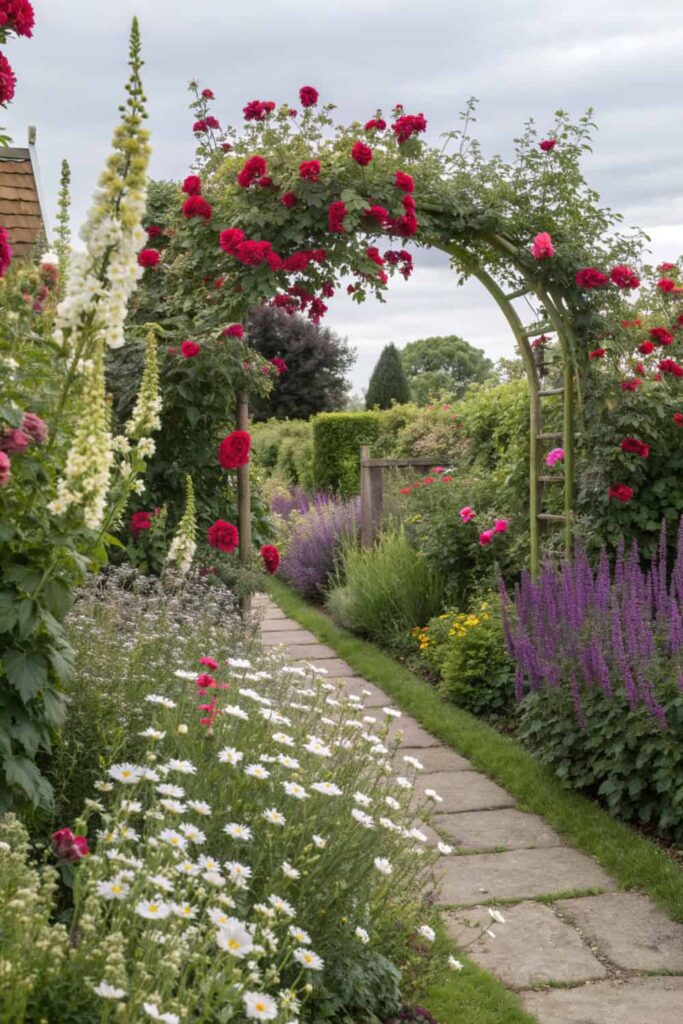 A Vibrant Tapestry of Cottagecore Garden Plants