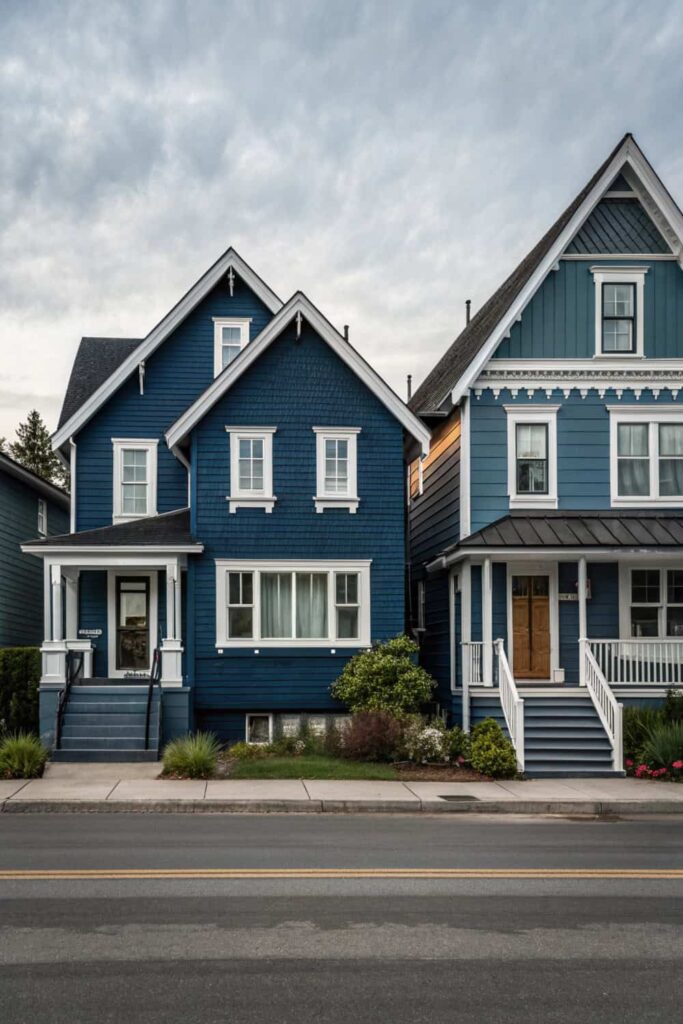 Blue Siding Styles