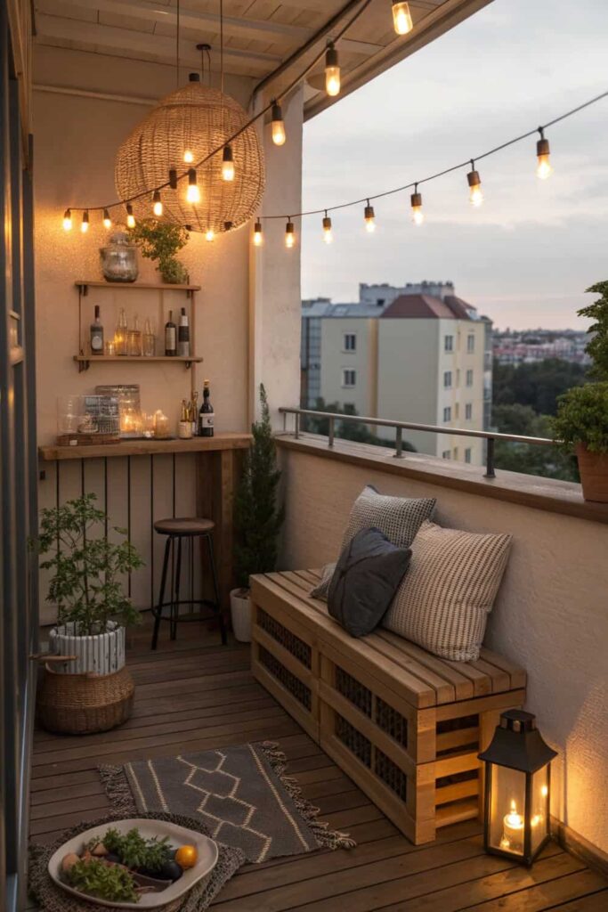 Socializing on Tiny Balconies