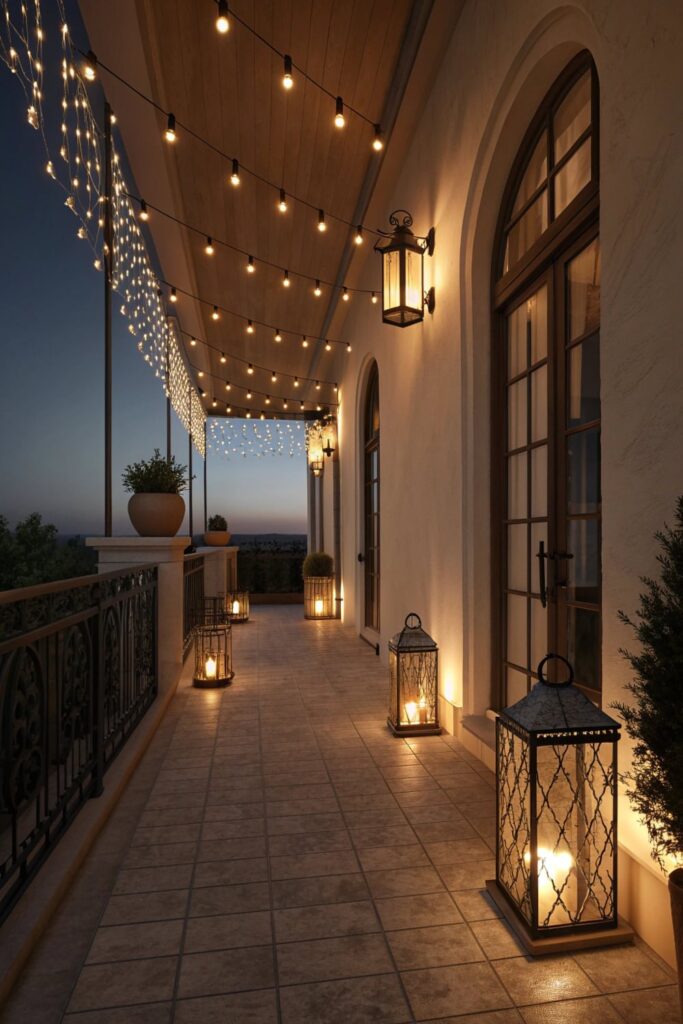 Balcony Lighting That Shines