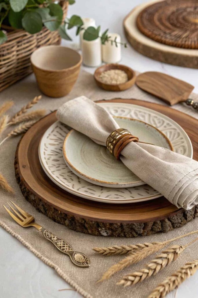 Autumn Tablescape Texture Ideas
