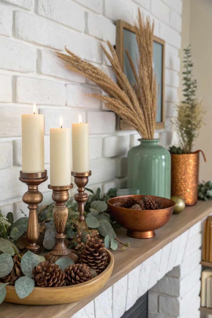 Mantle Styling from Fall to Winter