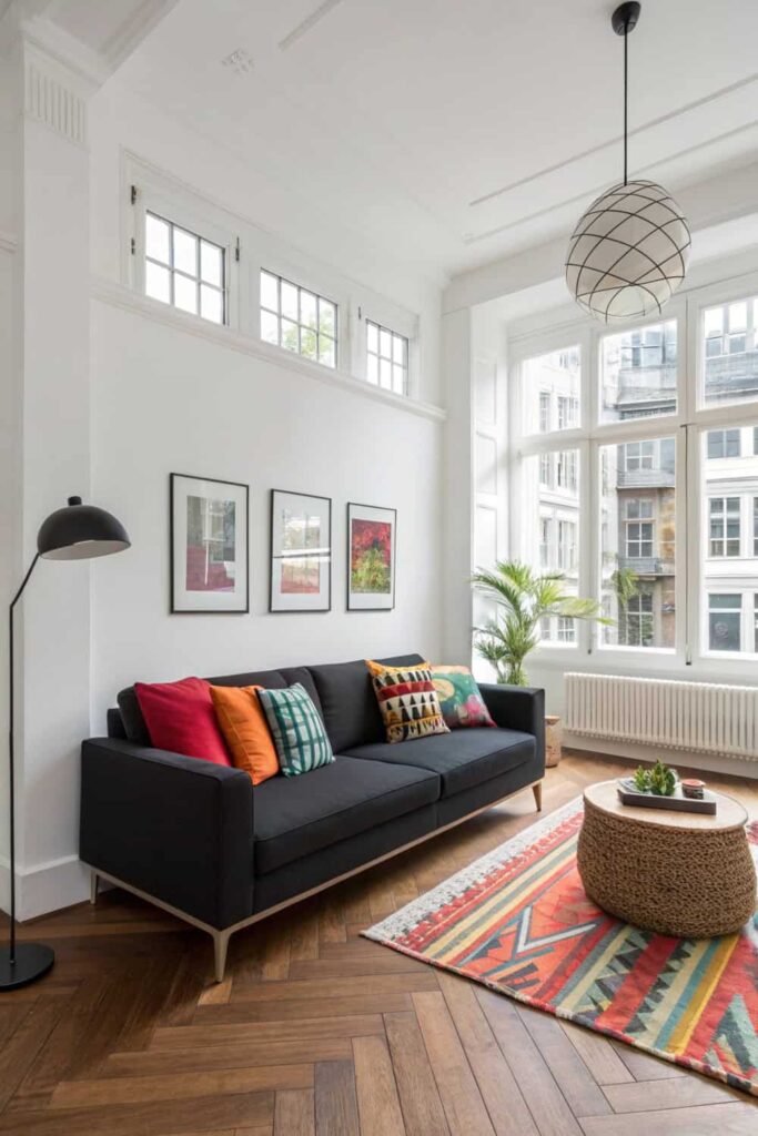 Benefits of a Black Couch in Living Rooms