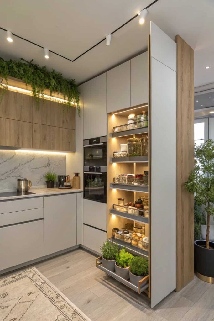 Efficient Corner Pantry