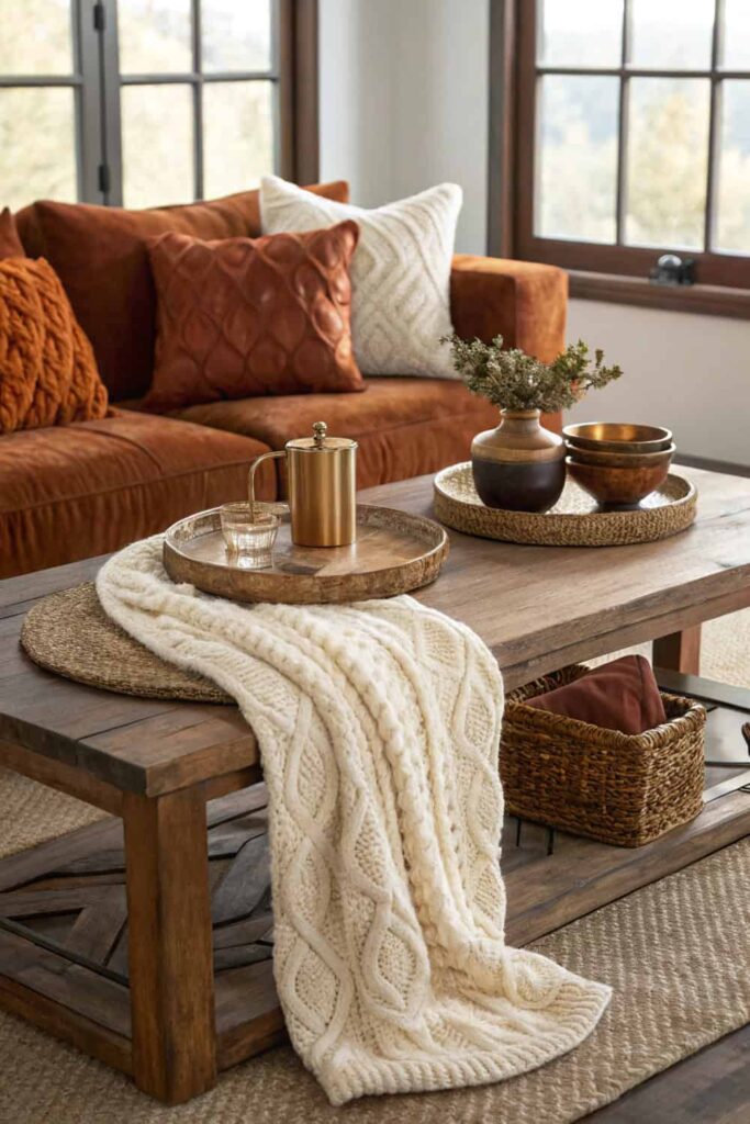 Layered Looks for Fall Coffee Tables