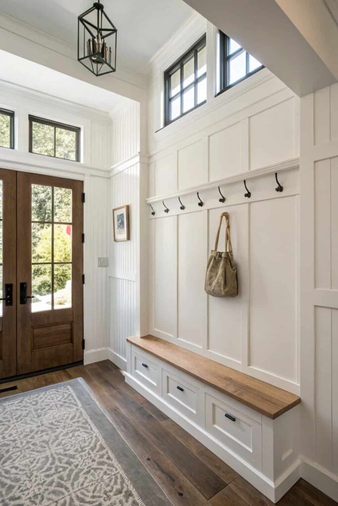 DIY Modern Farmhouse Wall Treatment
