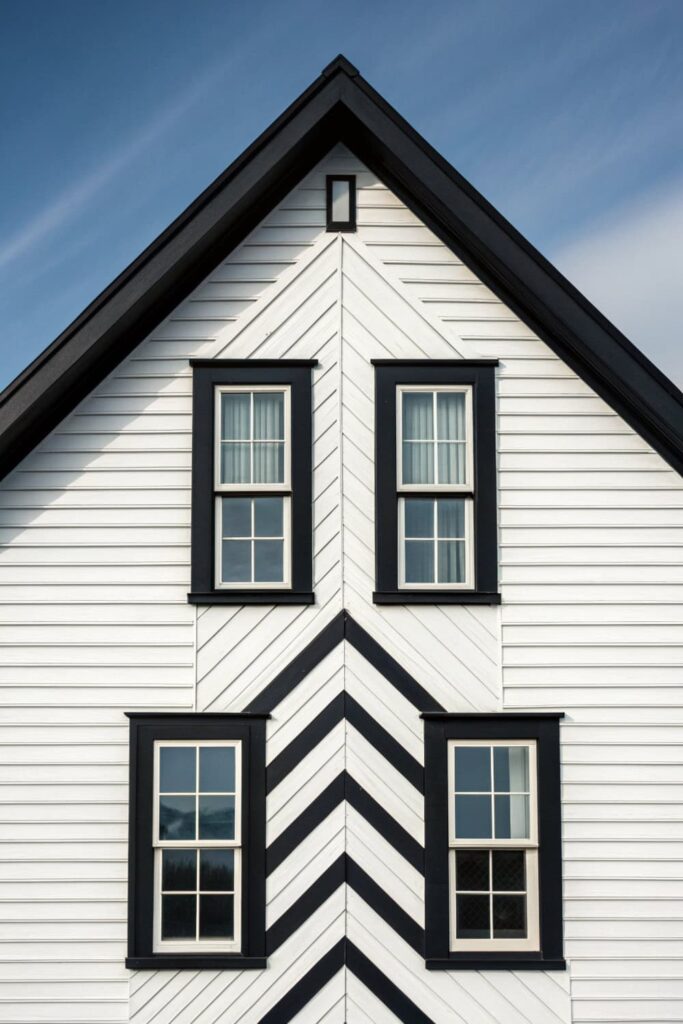 Make it Pop: Bold Contrast Exterior Window Trim
