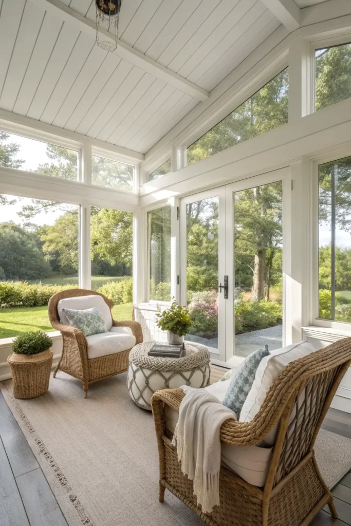 All-Season Comfort: Enclosed Backyard Oasis