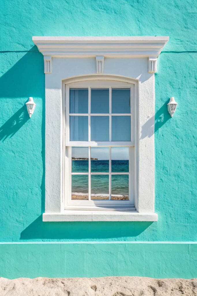 Beachy Look: Coastal Exterior Window Trim