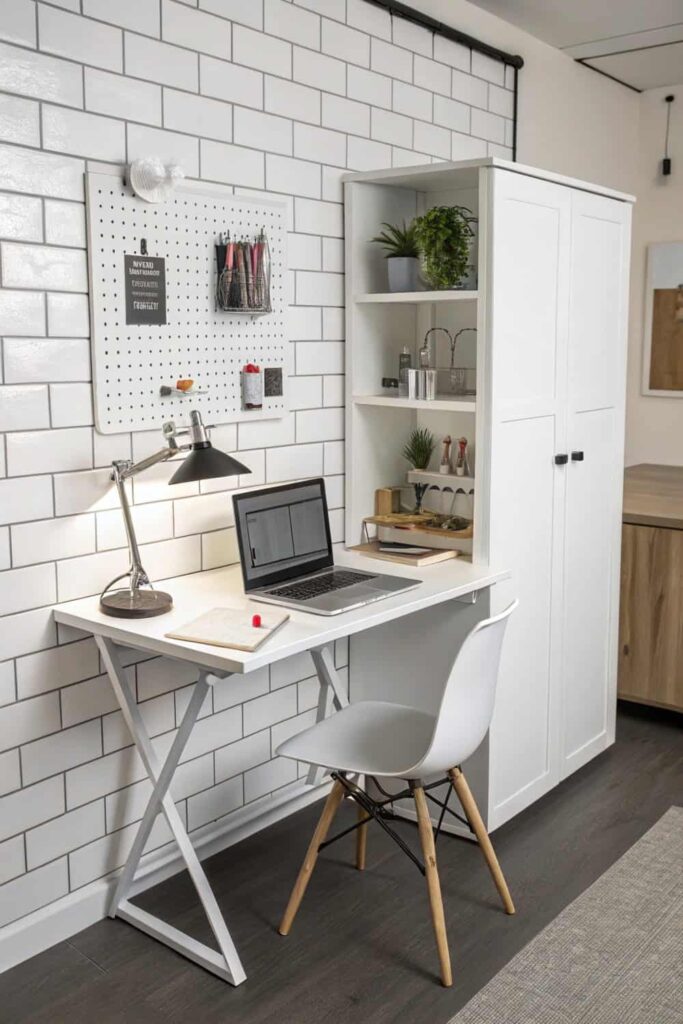 Wall-Mounted Workspace