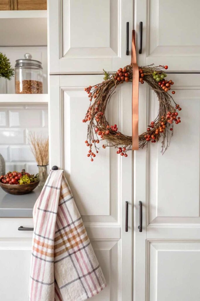 Charming Fall Kitchen Decor Cabinets
