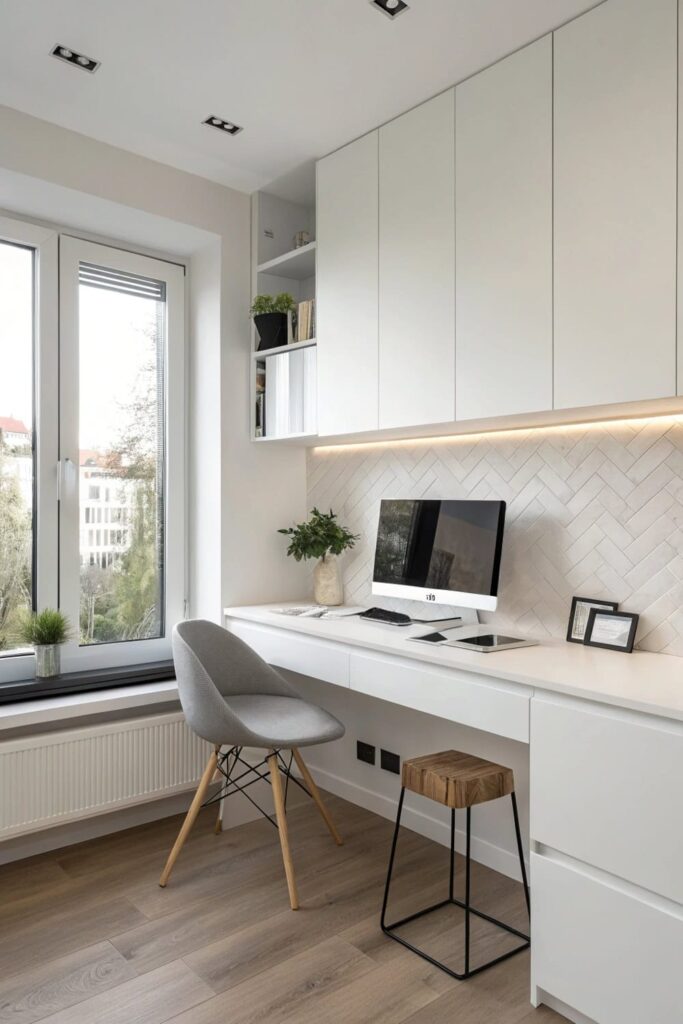 Floating Kitchen Desk