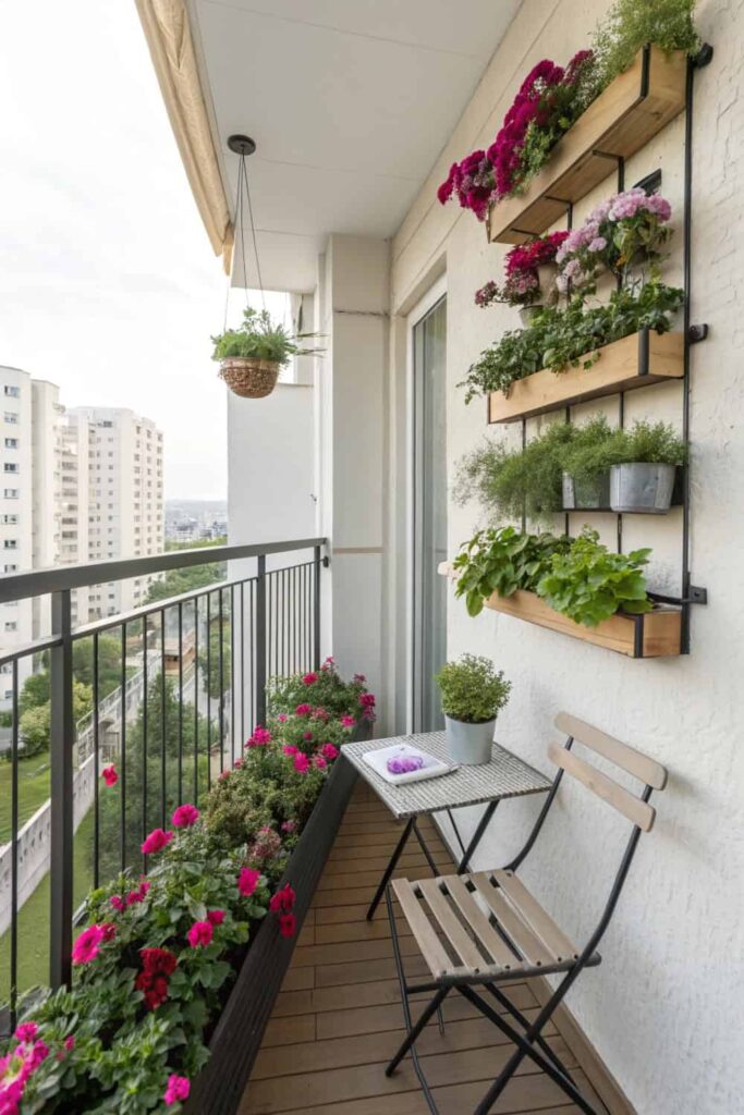 Clever Small Balcony Garden Ideas