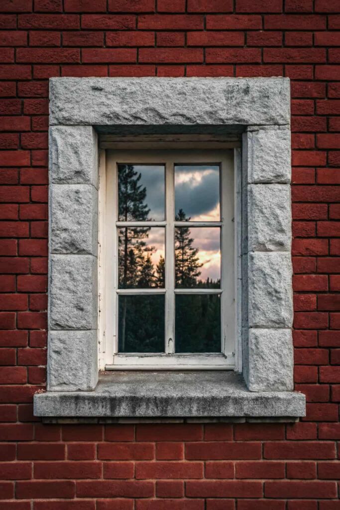 Seamless Look: Stone Window Trim
