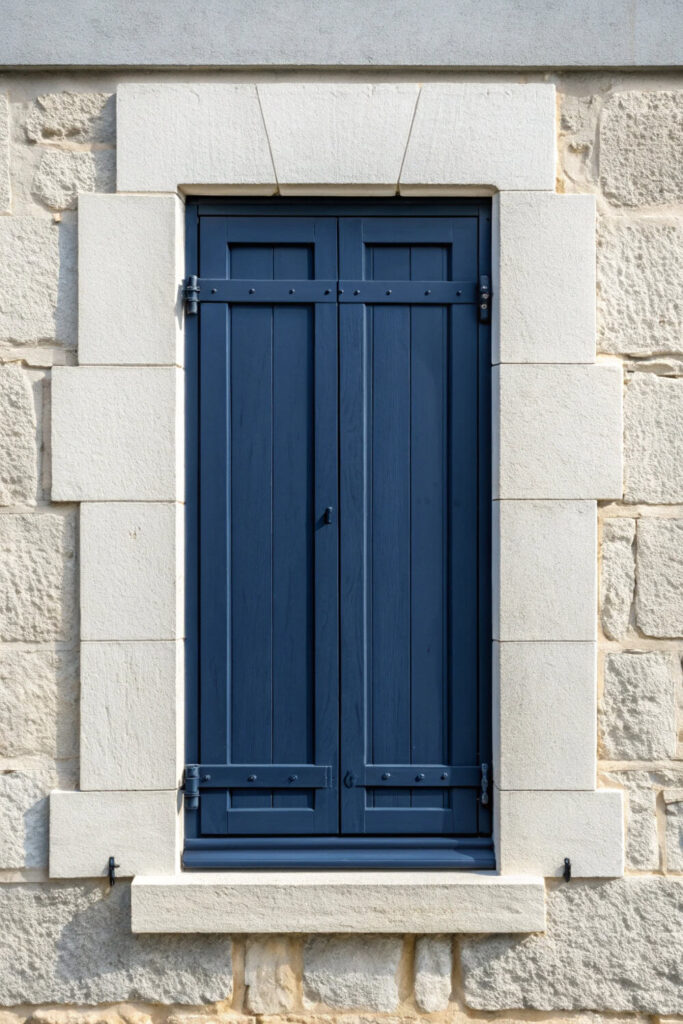 Historical Detail: Recessed Window Shutters Exterior