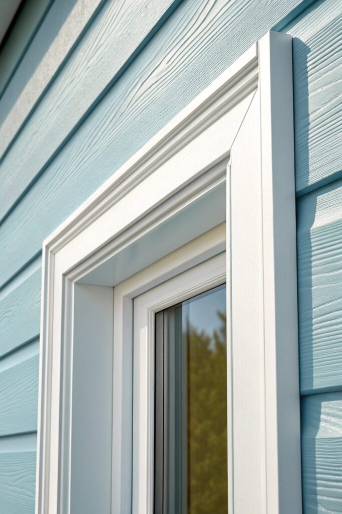 Clean Definition: Beveled Window Trim