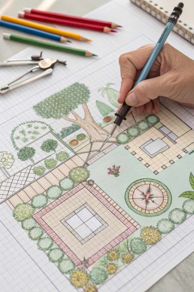 DIY Home Garden Design Drawing