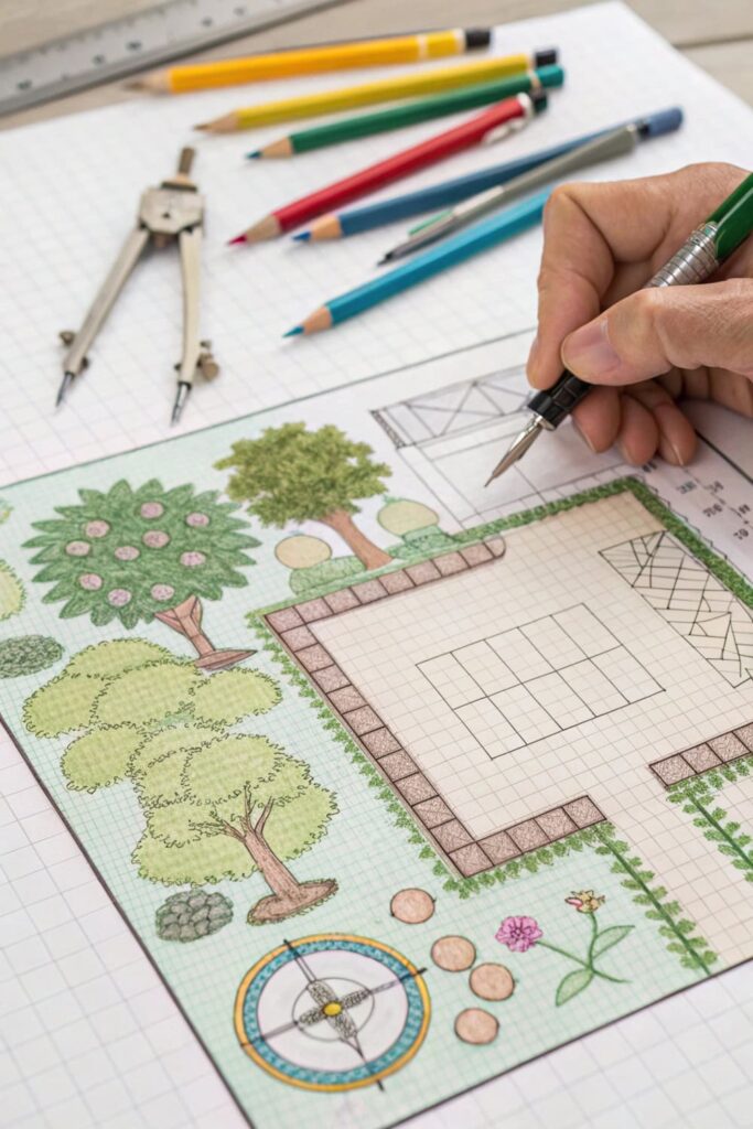 Your Garden Design Drawing Guide