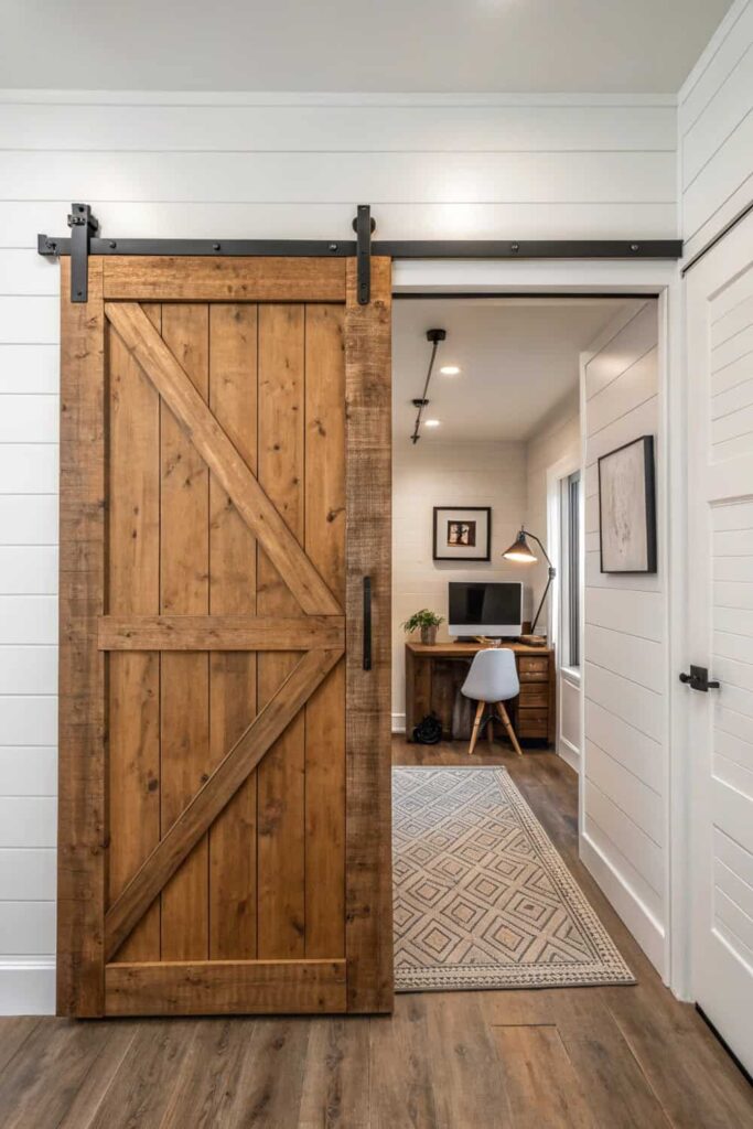 Modern Farmhouse Barn Door Idea