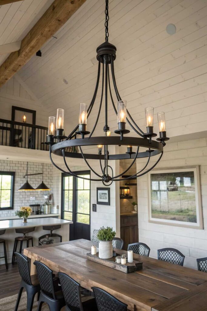 Modern Farmhouse Lighting Statement
