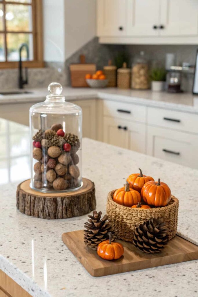 Chic Fall Kitchen Decor Countertops
