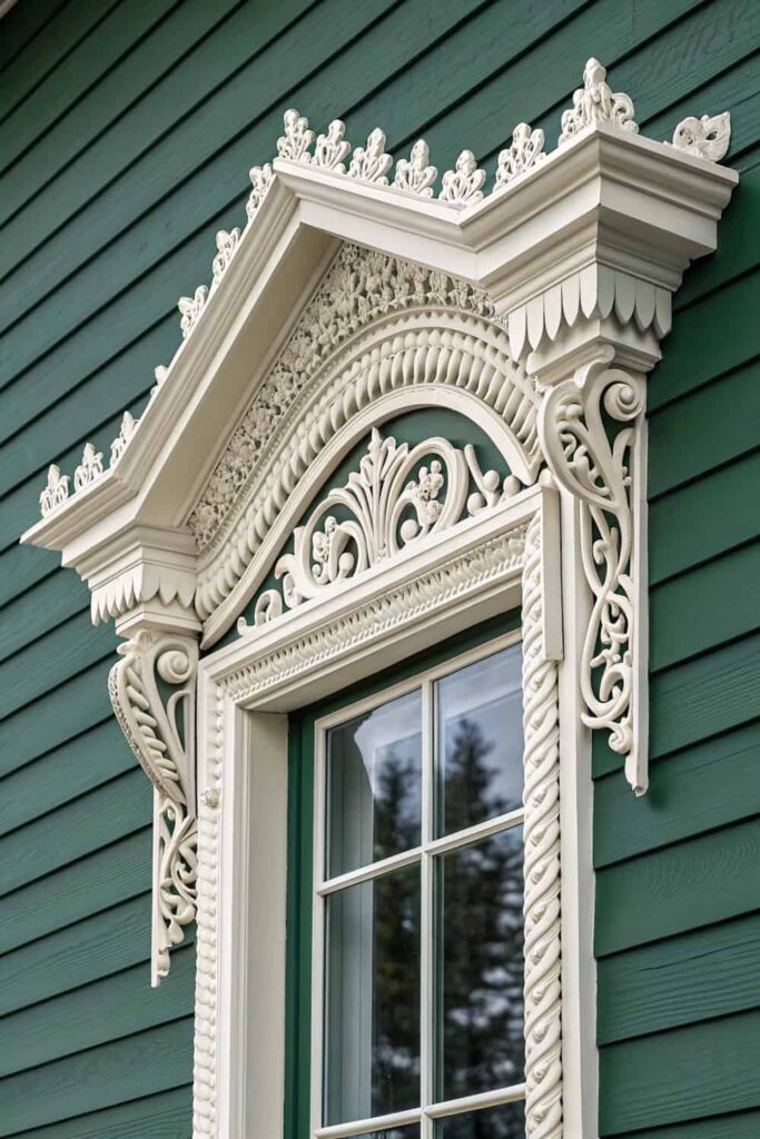 Grand Style: Layered Window Trim Headers