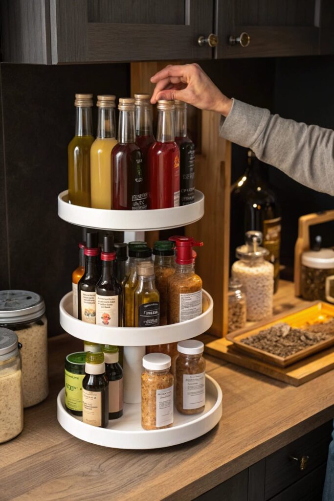 The Best Tiny Pantry Corner Solution
