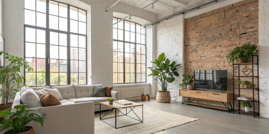Modern Loft Apartment Aesthetic Decor 