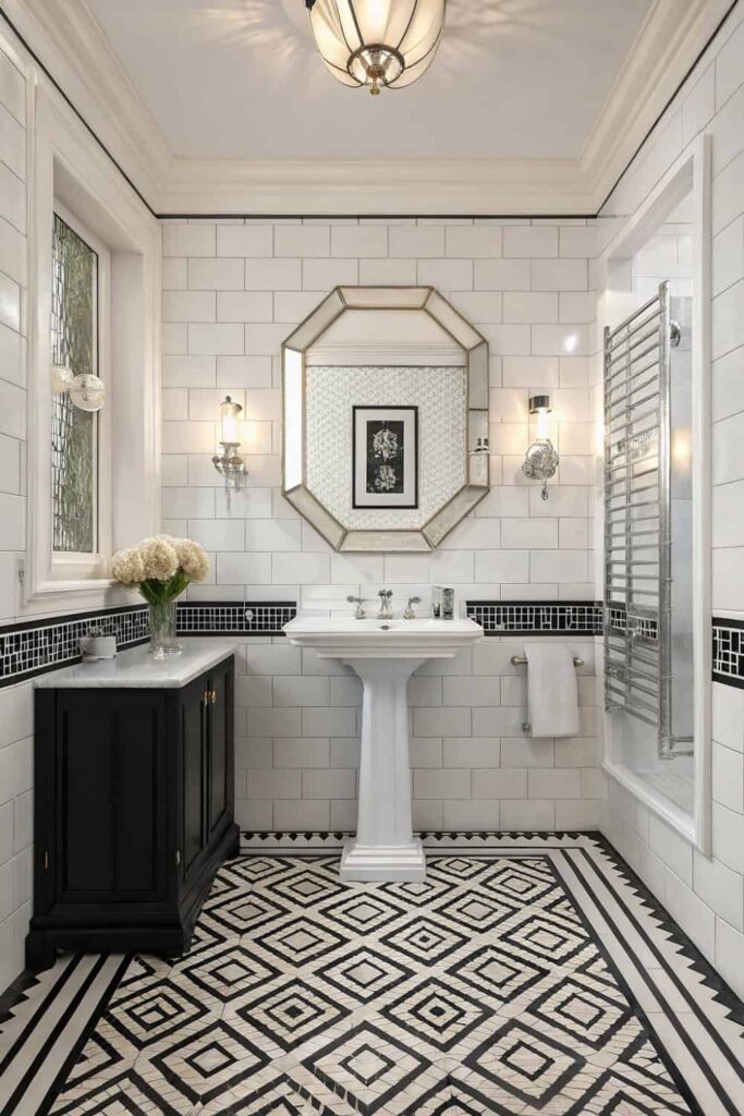 Elegant Art Deco Bathroom Style