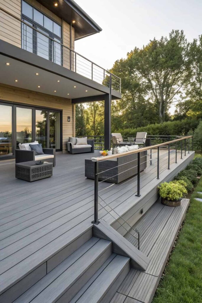  Low-Maintenance Composite Decking