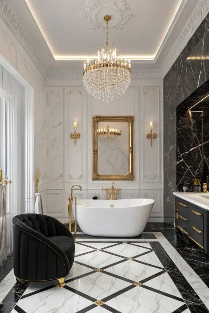 Glam Bathroom Style
