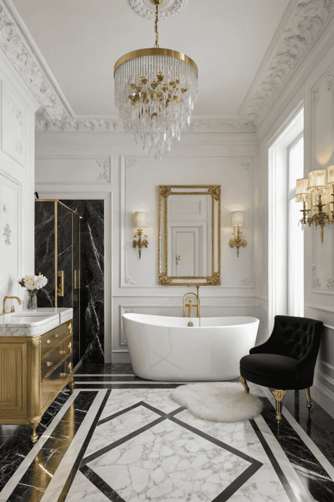 Hollywood Regency Bathroom Ideas