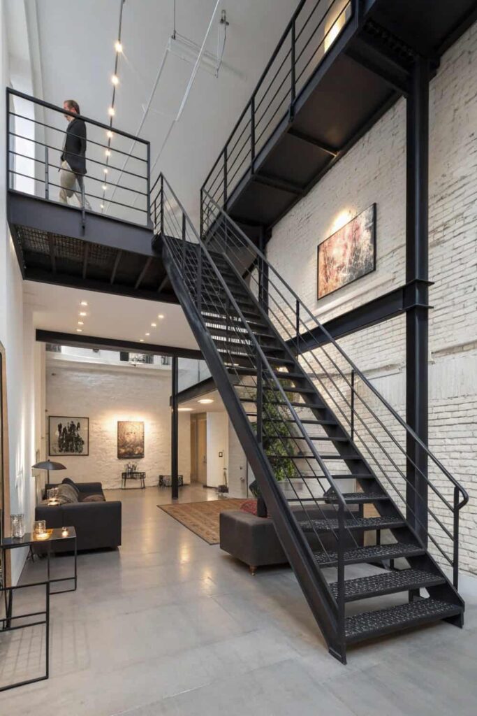 Loft Metal Stair Ideas