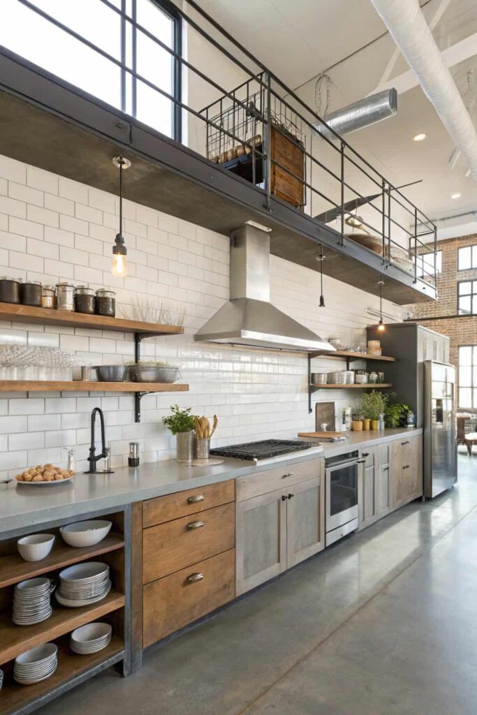 Loft Industrial Kitchen Ideas