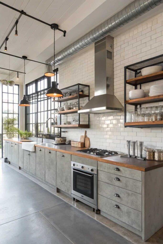 Minimal Loft Kitchen Style