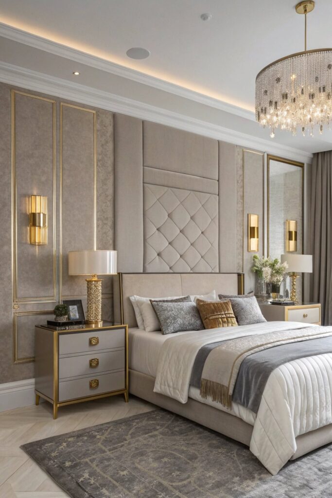 Metallic Accent Elegance