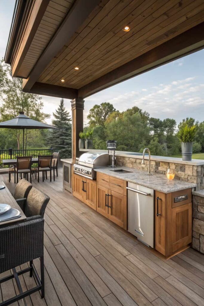 Ultimate Outdoor Kitchen Deck