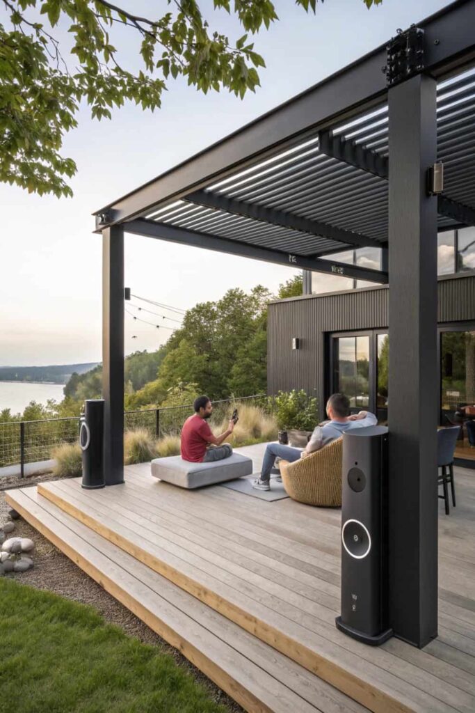 Weatherproof Speaker Setup