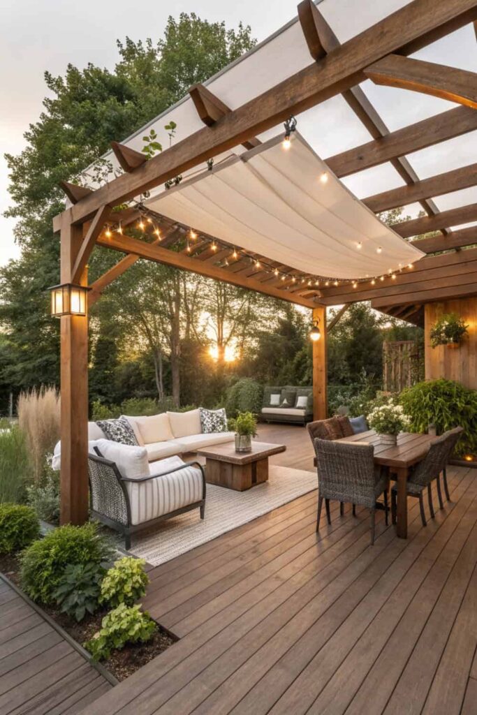 Deck Pergola for Shade & Style