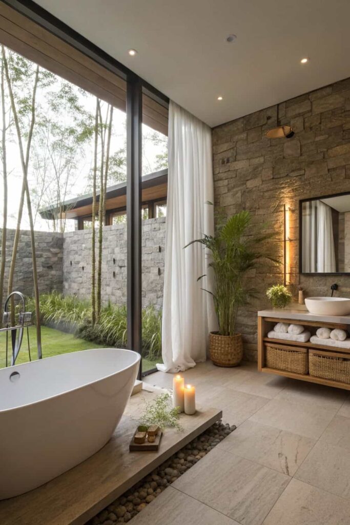 Calm Spa Inspired Bathroom