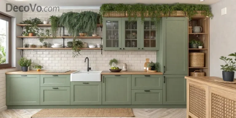 Inspiring Green Kitchen Decor