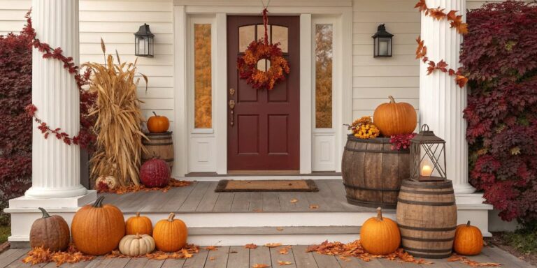 Enchanting Fall Front Porch Decor