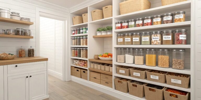 Tiny Pantry Organization Goals